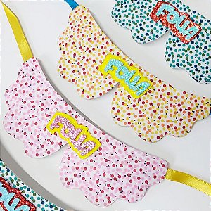 Gargantilha Babador EVA Carnaval - 10 unidades