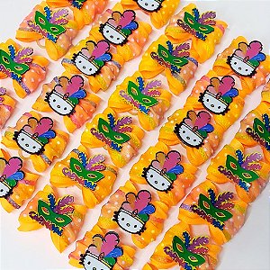 Laço Borboleta Duplo Resinado PF Carnaval - 10 unidades