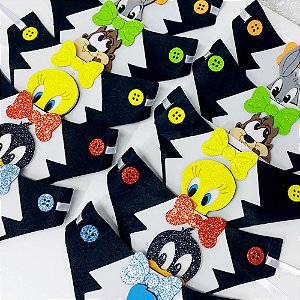 Smoking Feltro EVA Looney Tunes - 10 unidades
