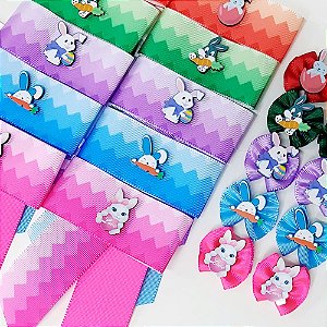 Conjunto Laço e Gargantilha Luxo Páscoa - 15 unidades