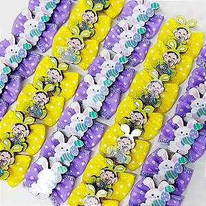 Laço Borboleta Duplo Poá PF de Páscoa Mod.1 - 10 unidades