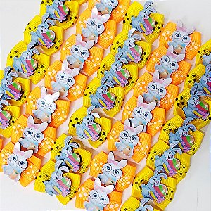 Laço Borboleta Duplo Poá PF de Páscoa Mod.2 - 10 unidades