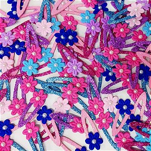 Adesivos EVA Glitter Tic Tac (Flor Ultrassom) - 20 unidades