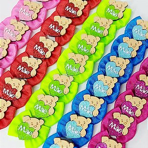 Laço Borboleta Dog Coração EVA de Mães - 10 unidades