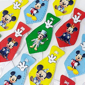 Gravata Social Feltro PF Mickey - 10 unidades