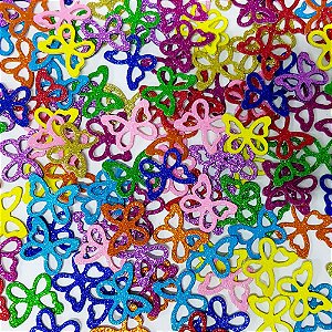Adesivos EVA Glitter Borboleta Mod.3 - 20 unidades