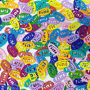 Adesivos EVA Glitter Fini - 20 unidades