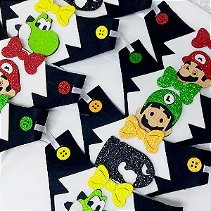 Smoking Feltro EVA Super Mario - 10 unidades