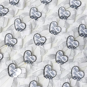 Laço de Ponta Duplo Lurex PF Ano Novo - 10 unidades