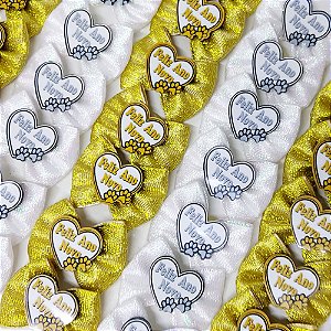 Laço Borboleta Duplo Lurex PF Ano Novo Mod.2 - 10 unidades