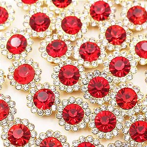 Laço de Penteado Joia Luxo Natal Mod.2 - 20 unidades