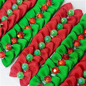 Laço Micro Borboleta Natal - 20 unidades