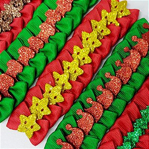 Laço Borboleta EVA Natal Mod.1 - 10 unidades