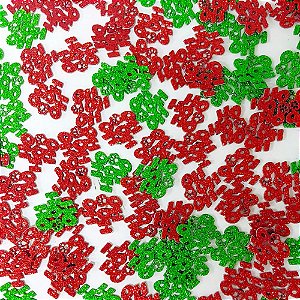 Adesivos EVA Glitter HoHo Natal - 20 unidades