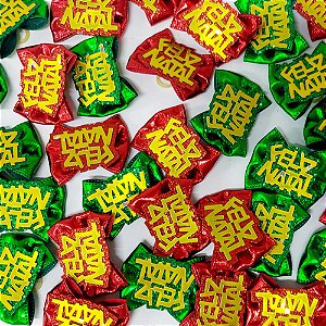 Laço Borboleta Metalizado Natal - 10 unidades