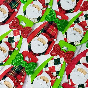 Gravata Social Feltro EVA Natal Mod.3 - 10 unidades