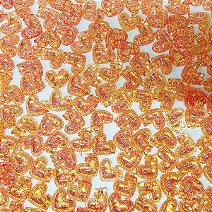 Laço de Penteado Resina Coração Açucarado - 10 unidades