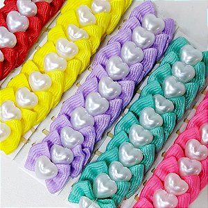 Laço Micro Borboleta Coração - 20 unidades