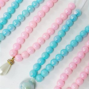 Colar de Pérola Pingente Pedraria Mod.4 - 10 unidades