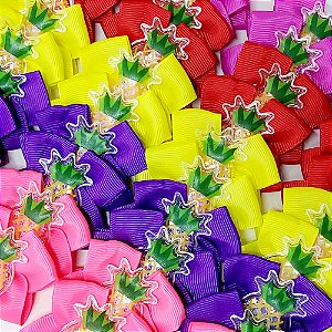 Laço X Frutas Abacaxi Piscina - 10 unidades