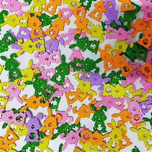 Adesivos EVA Coelhos Páscoa - 20 unidades