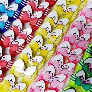 Laço Borboleta Duplo Jeans PF Páscoa Mod.2 - 10 unidades