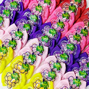 Laço Borboleta Piscina Uva - 10 unidades