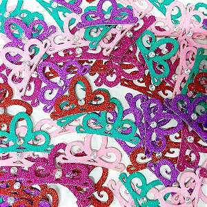 Adesivos EVA Glitter Coroa Mod.7 - 10 unidades