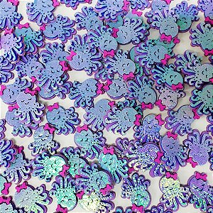 Adesivos EVA Glitter Polvo Fêmea - 10 unidades