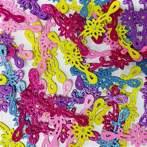 Adesivos EVA Glitter Tiara Mod.2 - 10 unidades