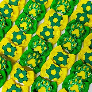 Laço Borboleta Sortidos EVA Copa Brasil - 10 unidades