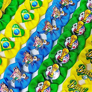 Laço Borboleta PF Copa Brasil - 10 unidades