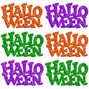 Adesivos EVA Glitter Halloween - 20 unidades