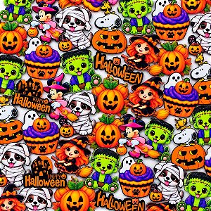 Adesivos PF Halloween - 10 unidades