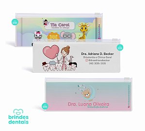 Estojo Zipzap Odontopediatria 20x8cm - Adesivado
