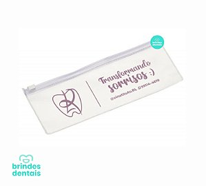 Estojo em PVC 20x8cm - Gravado em 1 Cor