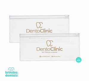 Estojo em PVC 25x15cm - Gravado em 1 cor