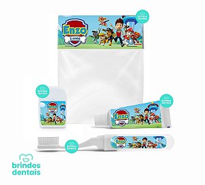 Kit Higiene Bucal Infantil com Tag Brinde - Personalizado