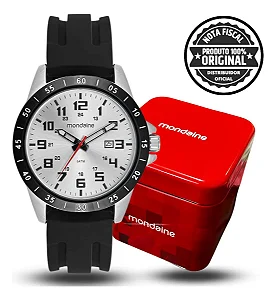 Relógio Mondaine Masculino Emborrachado Preto