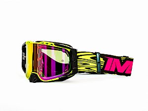 Óculos IMS ONE Pró 2025 Motocros Trilha ROSA/FLUOR