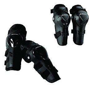 Conjunto Joelheira + Cotoveleira Polisport Devil Motocross.