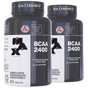 BCAA 2400 – 60 Cápsulas – Max Titanium