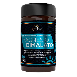 Magnésio Dimalato – 60 Cápsulas – Actibio