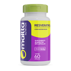Resveratrol com Amora Miura 60 Cápsulas Maltta