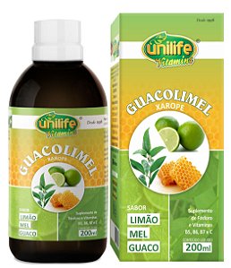 Guacolimel Xarope Vitamínico Unilife 200ml