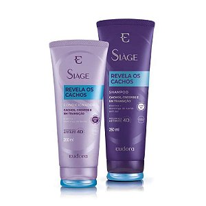 Kit Siàge Revela Os Cachos Shampoo + Condicionador (Nova Versão)