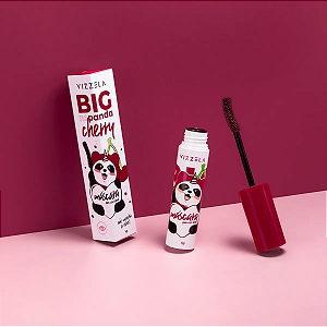 Máscara para Cílios Big No Panda Cherry - Bordô - Vizzela