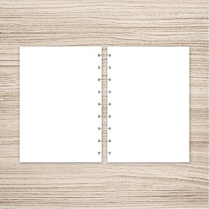 Refil Branco para caderno de discos