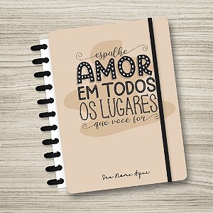Caderno de Disco Personalizado