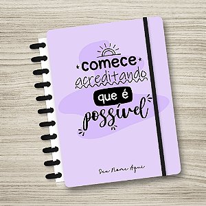 Caderno de Disco Personalizado
